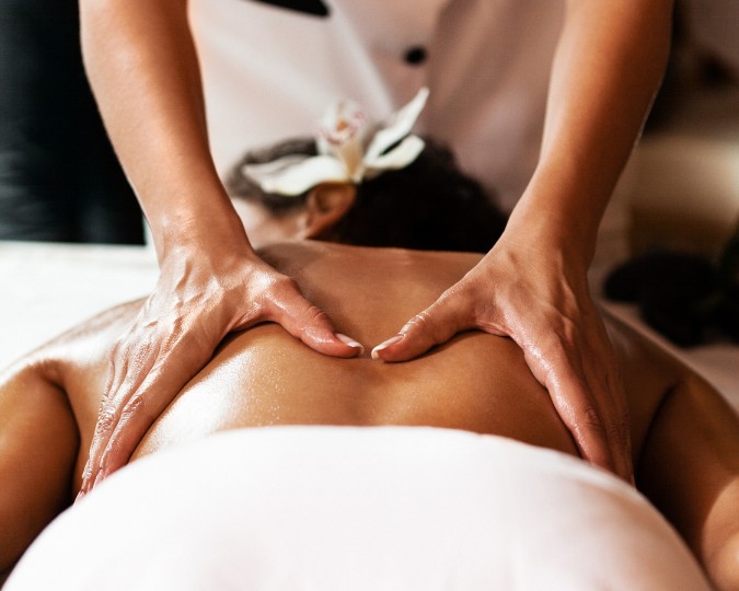 Therapeutic back massage at CornerPoint Physiotherapy